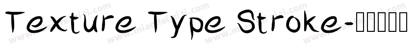 Texture Type Stroke字体转换